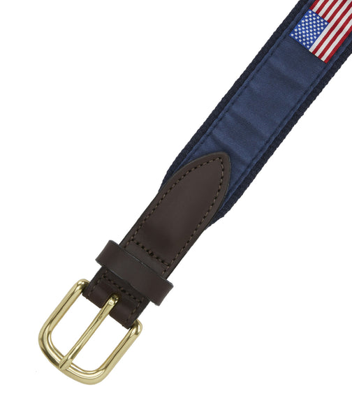 Vineyard Vines | Flags Canvas Club Belt