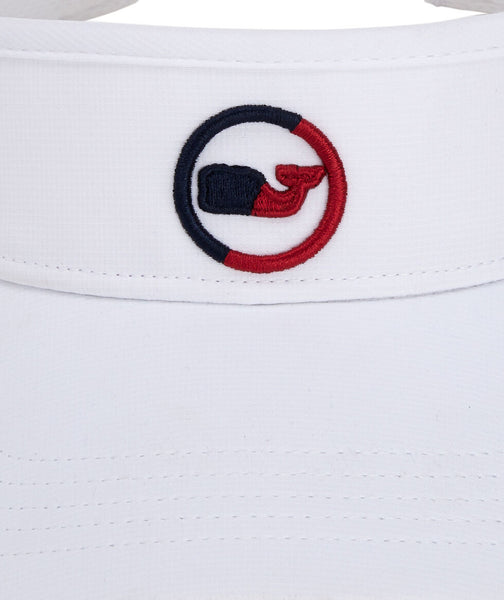 Vineyard Vines | Two-Tone Whale Dot Low Profile Performance Visor