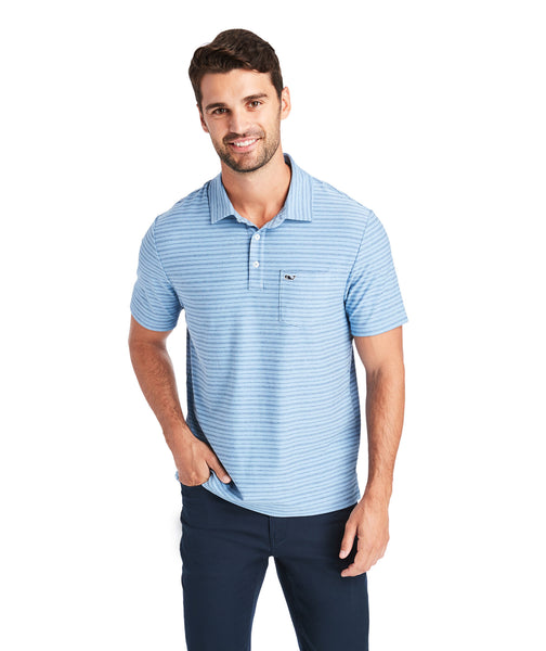 Vineyard Vines | Reverse Feeder Stripe Short Sleeve Edgartown