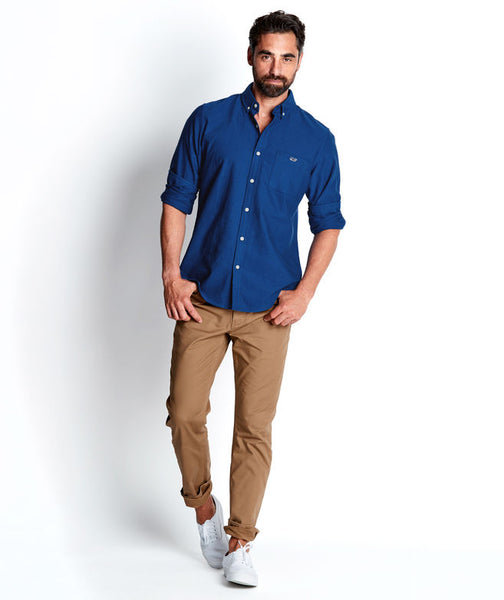 VIneyard Vines | Solid Oxford Slim Tucker Shirt