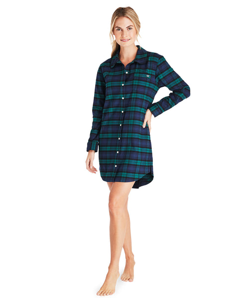 Vineyard Vines | Blackwatch Flannel Shirt Dress