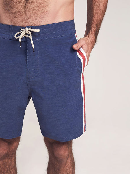 Faherty | Retro Stripe Boardshort