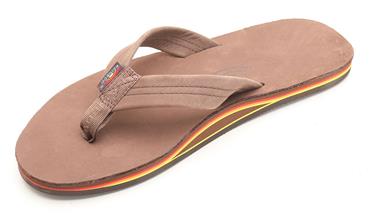 Rainbow Sandals | Men's Sun Set Single Layer - Red/Orange/Yellow Midsoul