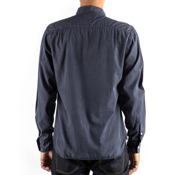 Hiroshi Kato | "The Ripper" Long Sleeve French Seam Shirt | Tencel & Cotton Blend