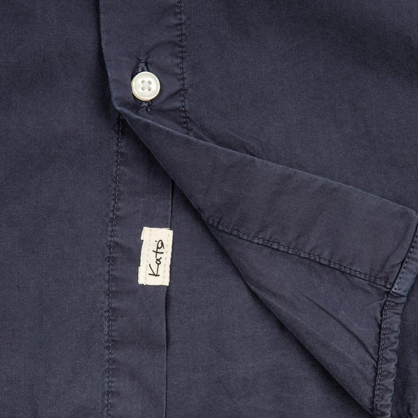 Hiroshi Kato | "The Ripper" Long Sleeve French Seam Shirt | Tencel & Cotton Blend