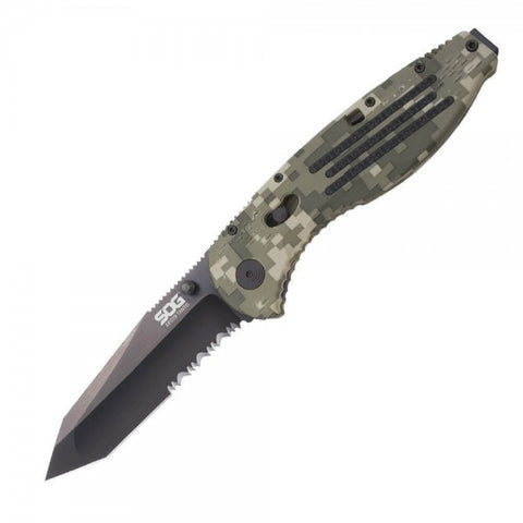 SOG Knives | Aegis DigiCamo - Partially toothed