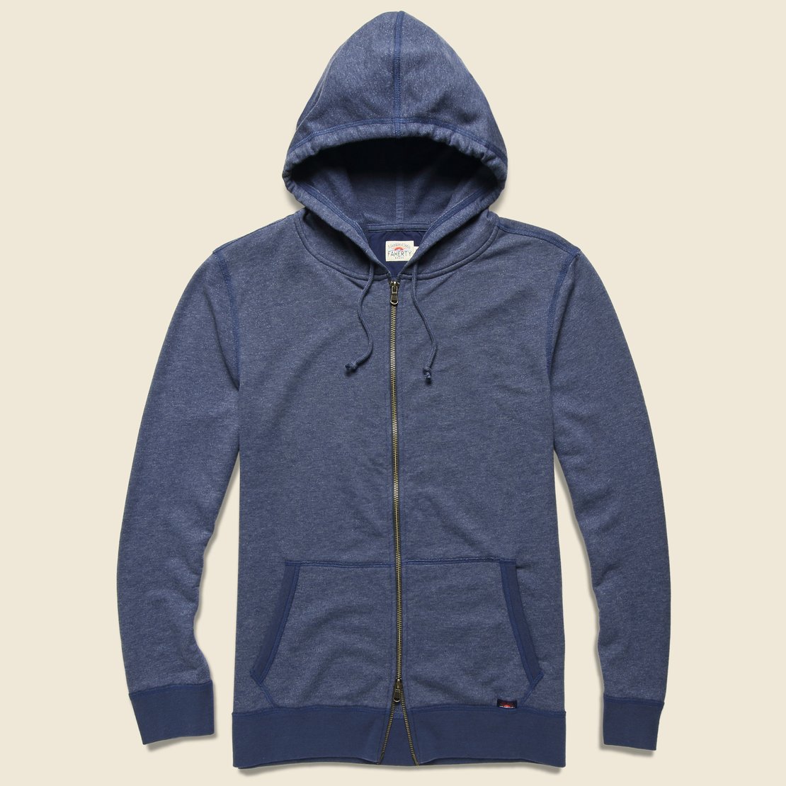 Faherty | French Terry Zip Hoodie