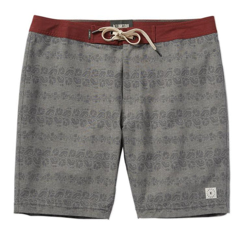 Linksoul | Subtle Printed Dark Grey Boardshort