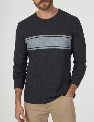 Faherty | Long Sleeve Surf Stripe Crew