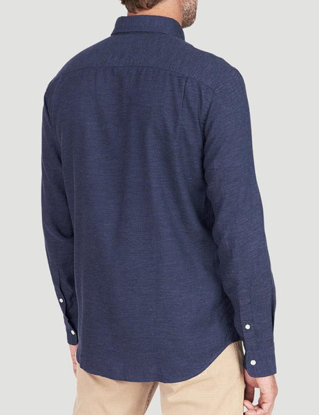 Faherty | Melange Oxford Shirt