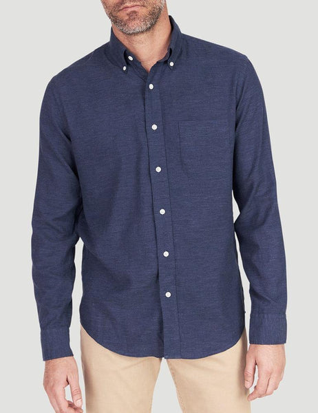 Faherty | Melange Oxford Shirt