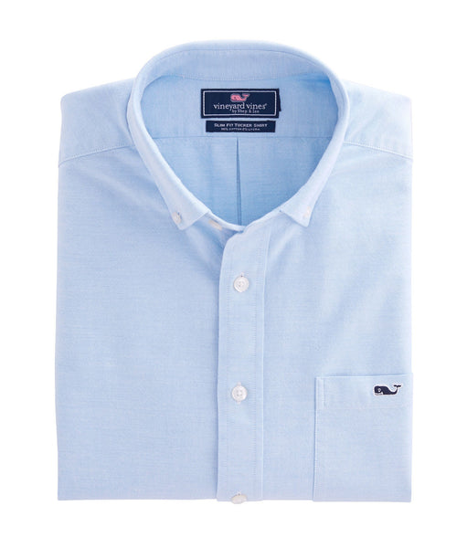 Vineyard Vines | Oxford Stretch Slim Tucker Shirt - Ocean Breeze