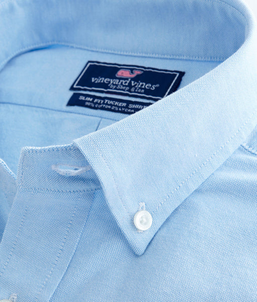 Vineyard Vines | Oxford Stretch Slim Tucker Shirt - Ocean Breeze