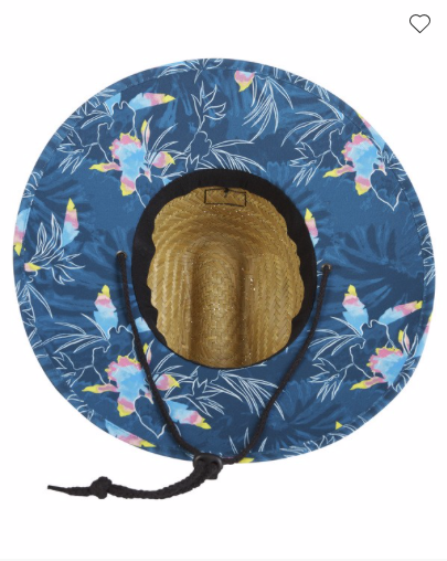 Billabong | Tides Print Straw Lifeguard Hat - Navy