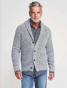 Faherty | Marled Cotton Cardigan