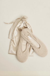 Skin | Cashmere Ballet Slipper | Cashew