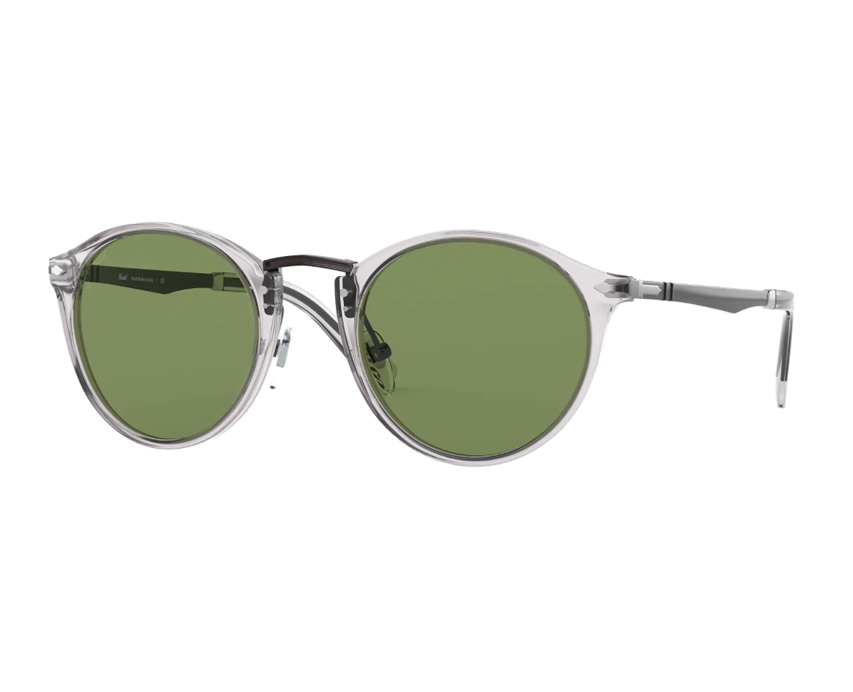 Persol | 3248S | Transparent Smoke w/ Green | 50