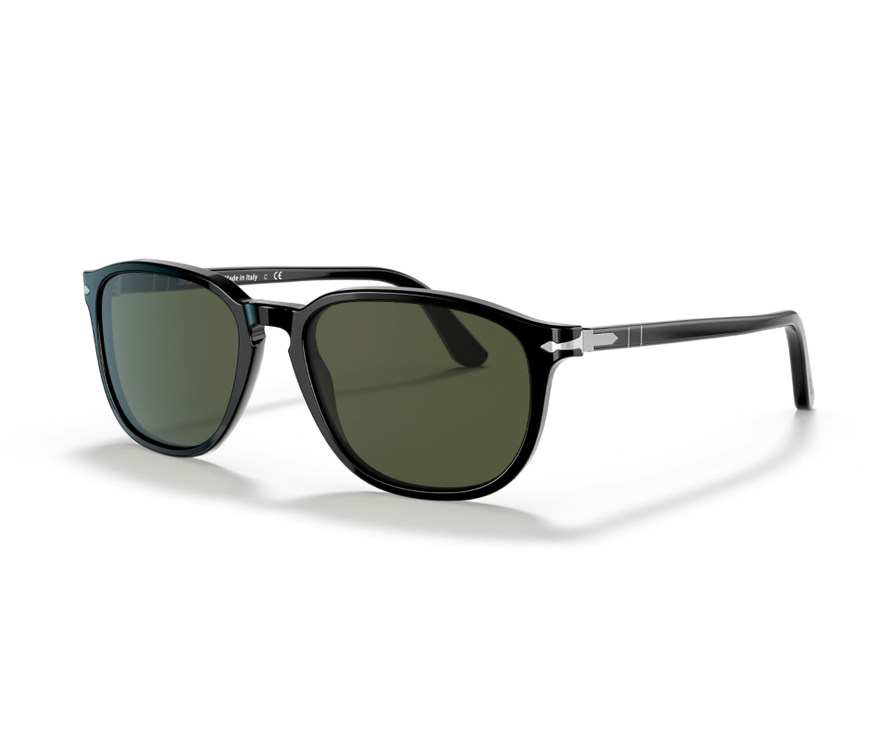 Persol | PO3019S | Black w/ Crystal Green | 52