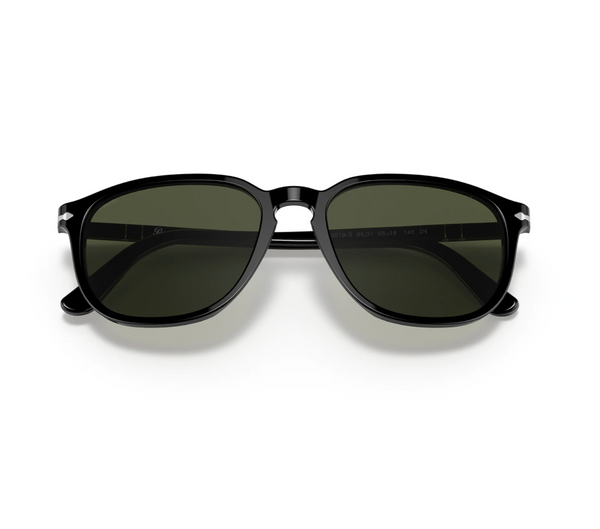 Persol | PO3019S | Black w/ Crystal Green | 52