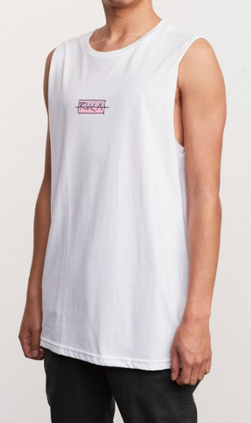 RVCA | Split Scrawl Tank - White