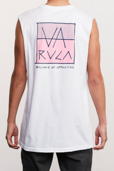 RVCA | Split Scrawl Tank - White