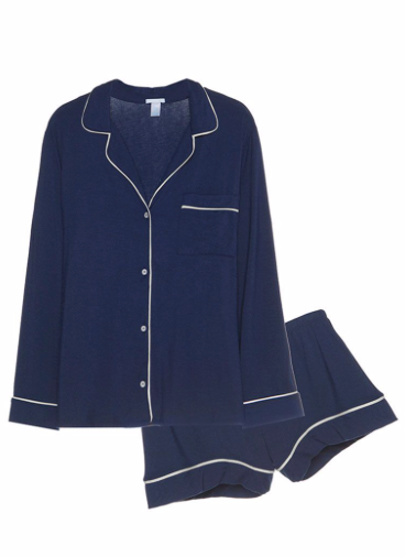 Eberjey | Gisele Long Sleeve Short PJ Set