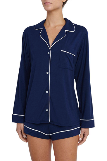 Eberjey | Gisele Long Sleeve Short PJ Set