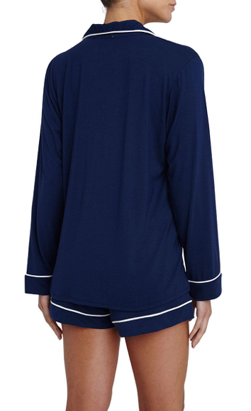 Eberjey | Gisele Long Sleeve Short PJ Set