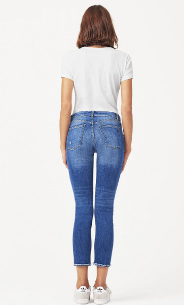 DL1961 | Mara Ankle High Rise Instasculpt Straight Jean | Ventura
