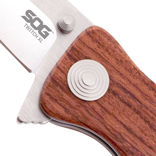 SOG Knives | Twitch XL - Wood Handle