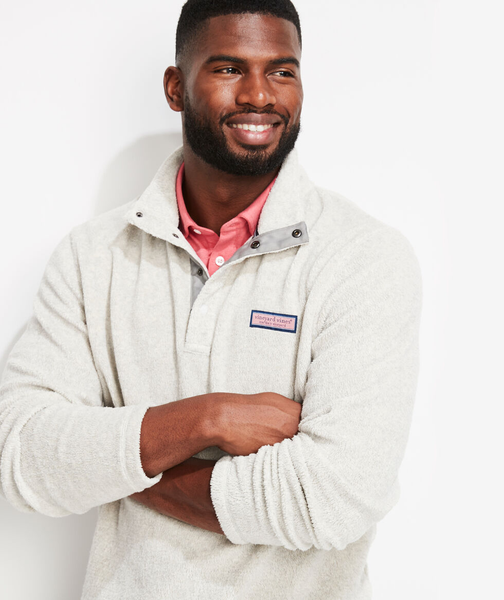 Vineyard Vines | Snap Placket Sherpa Pullover