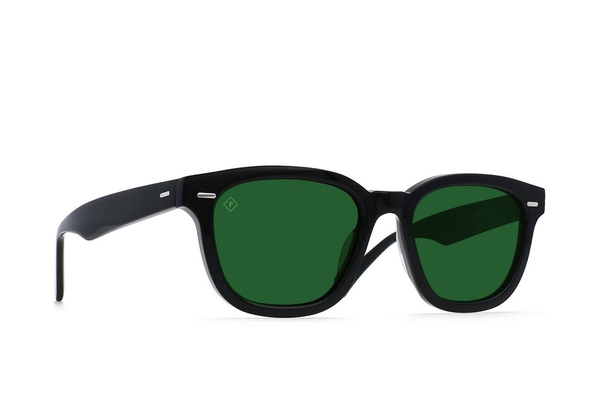 Raen | Myles | Crystal Black / Green Polarized | 53