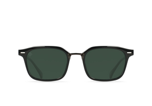 RAEN | Bastien | Crystal Black + Polished Onyx / Green Polarized | 53