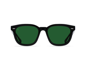 Raen | Myles | Crystal Black / Green Polarized | 53