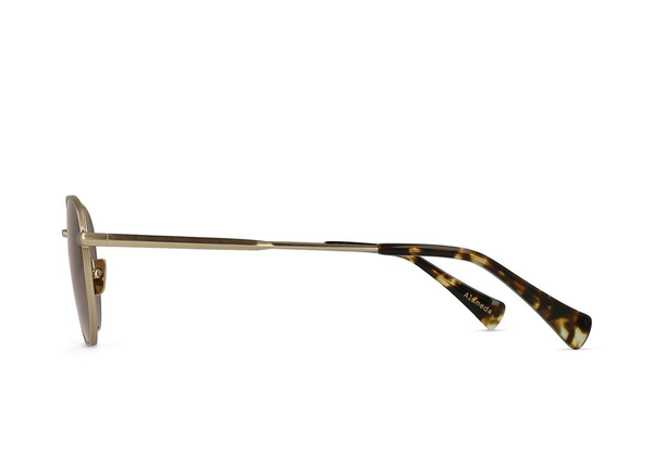 RAEN | Alameda - Satin Japan Gold / Tortoise / Smoke Brown Polarized