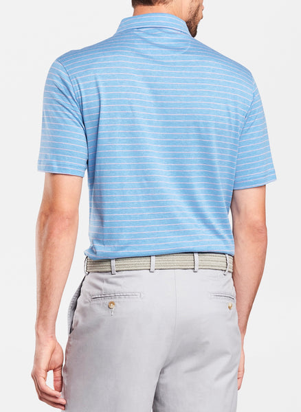 Peter Millar | Jackson Stripe Cotton Lisle Polo