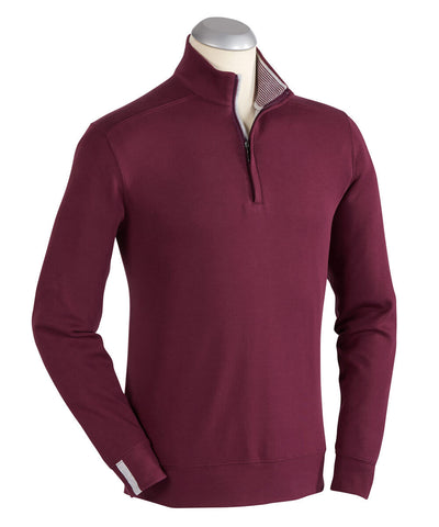 Bobby Jones | Leaderboard Pima Cotton Quarter-Zip Long Sleeve Pullover