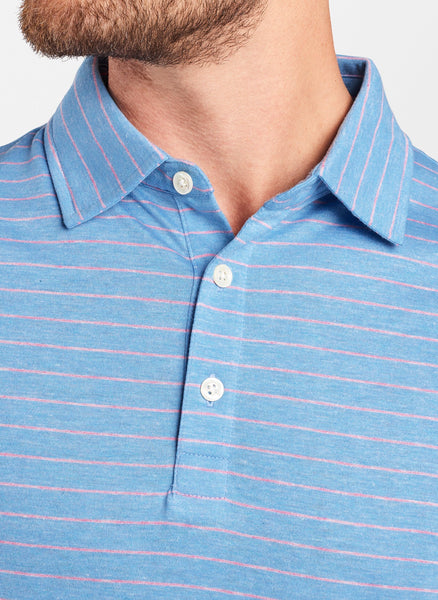 Peter Millar | Jackson Stripe Cotton Lisle Polo