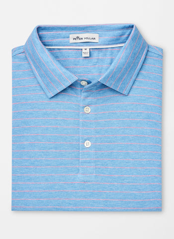 Peter Millar | Jackson Stripe Cotton Lisle Polo