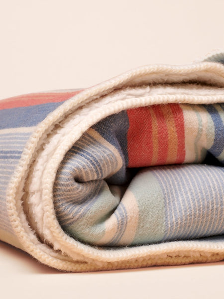 Faherty | Recycled Sherpa Blanket | Paradise Sky