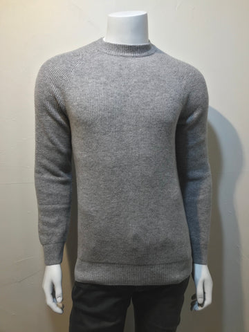 Naadam | Waffle Stitch Raglan Crew Neck Pullover